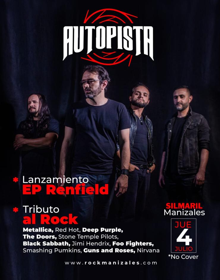 Lanzamiento EP Renfield - Autopista - Luego Tributo al Rock