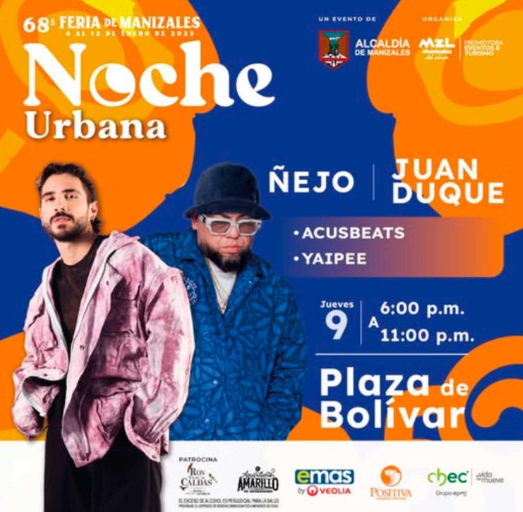 Ñejo en vivo - Feria de Manizales