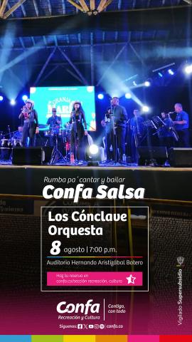 Confa Salsa - Los Cónclave Orquesta en vivo - Salsa en Manizales