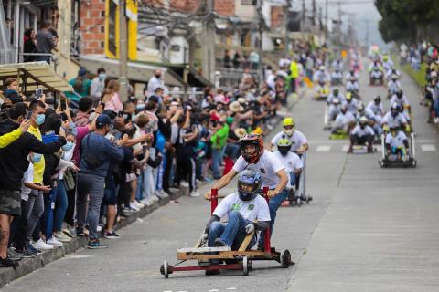 Carrera de carritos de Balineras - Feria de Manizales 2025